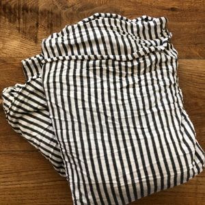 Solly Baby Wrap in Natural & Charcoal stripe